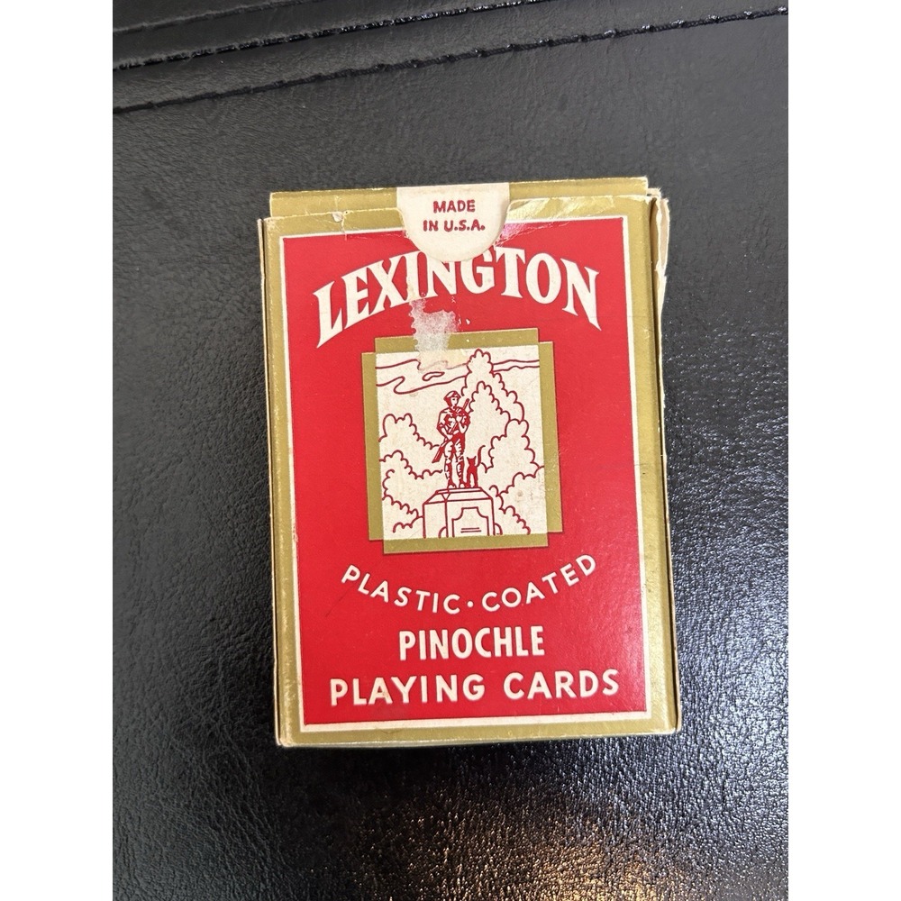 Lexington Pinochle Playing Cards Made in USA - GOOD CONDITION
